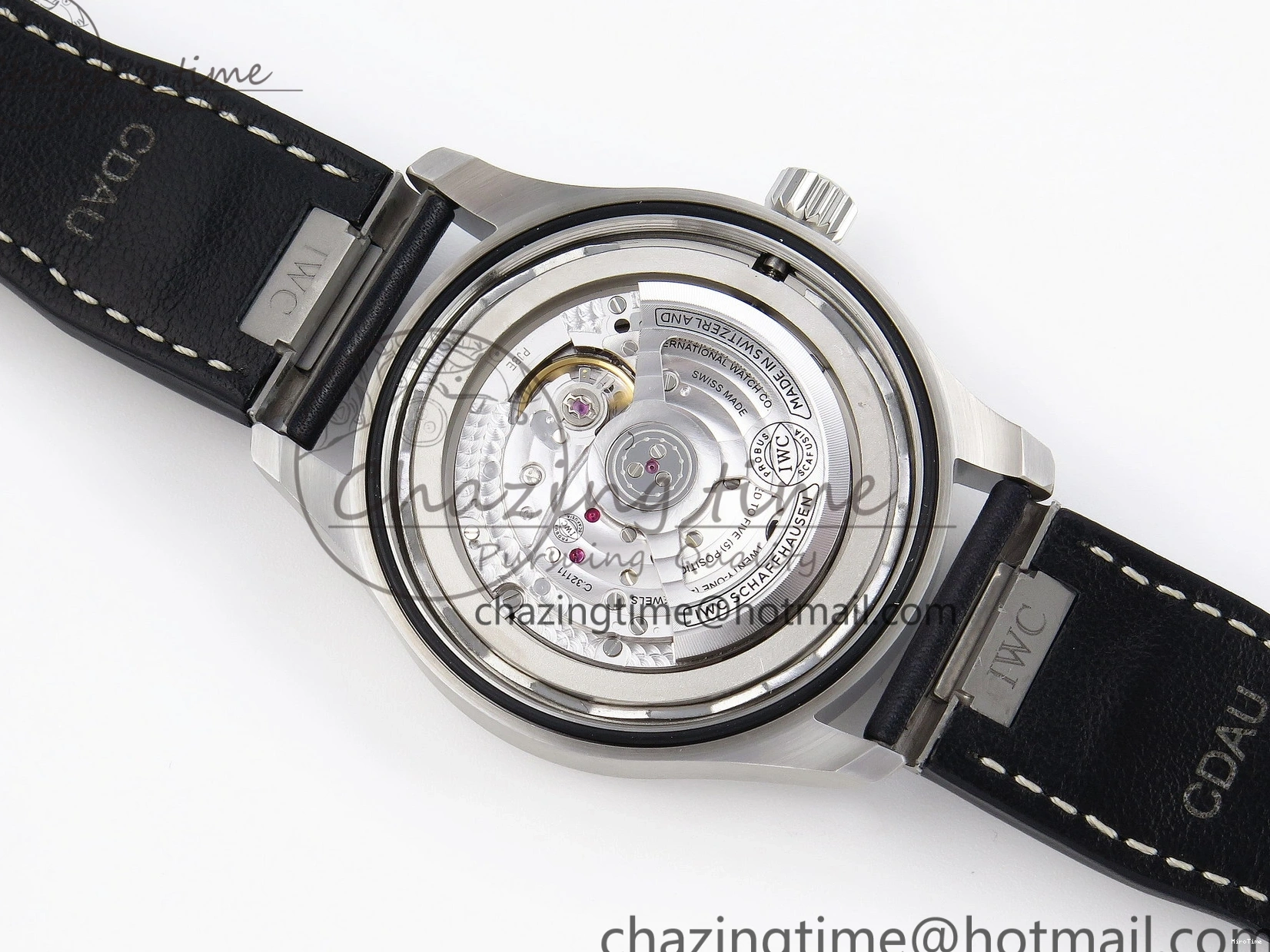 MIROTIME 1231 Pilot Mark XX IW328203 ZF 1:1 Best Edition Blue Dial on Dark Blue Leather Strap A Snug 7024